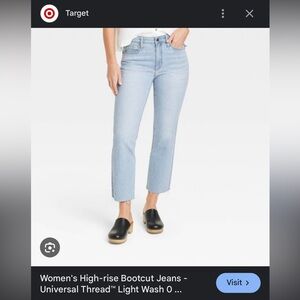 Universal Thread - High Rise Bootcut Ankle Jeans